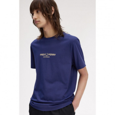 Camiseta Fred Perry Azul Marina