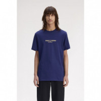Camiseta Fred Perry Azul Marina