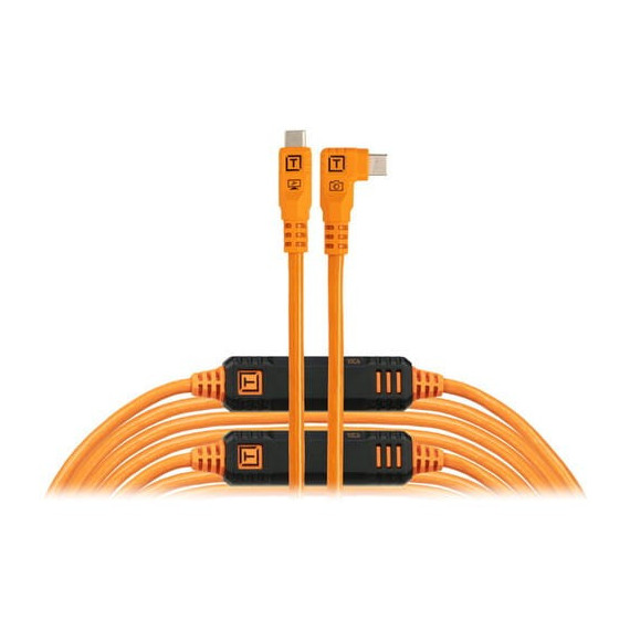 TETHERTOOLS CABLE TETHERPRO OPTIMA 10G USB-C TO RIGHT ANGLE REF.CUC31RTG2-ORG