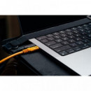 TETHERTOOLS CABLE TETHERPRO OPTIMA 10G USB-C TO RIGHT ANGLE REF.CUC31RTG2-ORG