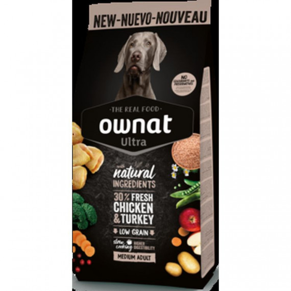 OWNAT Perro Adulto Medium Ultra 3 Kg