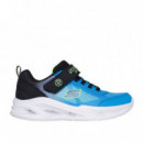 Skechers Zapatillas Skechers Meteor-Lights Celestes 401495L-BKBL