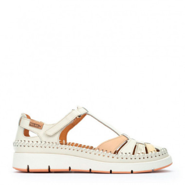 Pikolinos Zapato Aguilas semiabierto con cierre adherente Marr&oacute;n W8D-0855C1-909