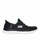Skechers Zapatillas Summits Negras 150123-BKTQ