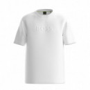 span style"color:80ba27"BOSS Camiseta Blanca 50553652-101