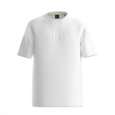 span style"color:80ba27"BOSS Camiseta Blanca 50553652-101