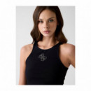 Guess  Top de canalé W6RP39 KD092-JBLK
