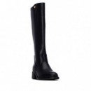 Xti Bota en acabado liso 146364-NEGRO