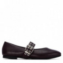 Xti Bailarina con tira sjustable 146407-BURDEOS