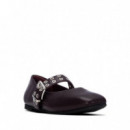 Xti Bailarina con tira sjustable 146407-BURDEOS