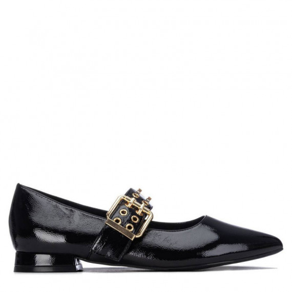Xti Zapato fabricado en charol 146418-NEGRO