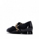 Xti Zapato fabricado en charol 146418-NEGRO