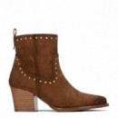 Xti Botín en suave antelina 146479-CAMEL