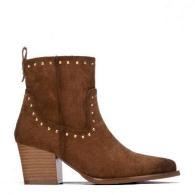 Xti Bot&iacute;n en suave antelina 146479-CAMEL