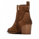 Xti Botín en suave antelina 146479-CAMEL