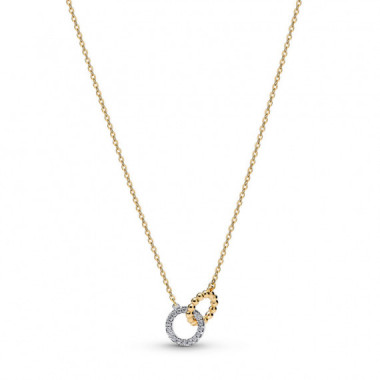 PANDORA Collar en Plata de Ley y con un Recubrimiento en Oro 364825C01