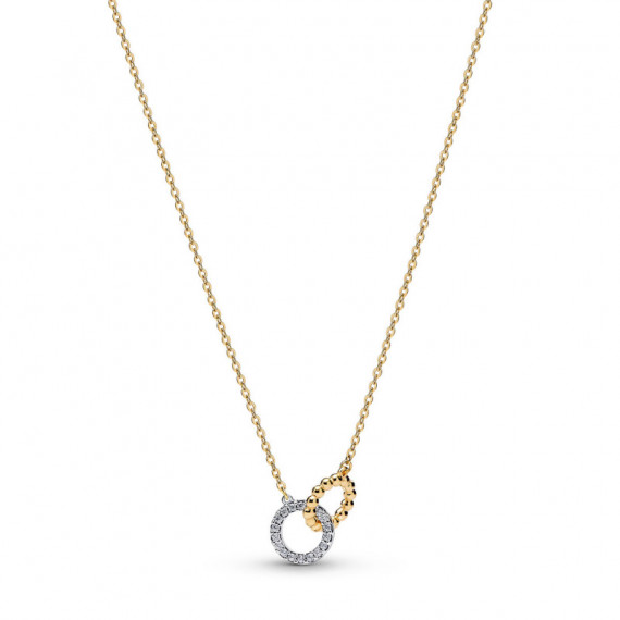 PANDORA Collar en Plata de Ley y con un Recubrimiento en Oro 364825C01