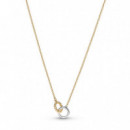 PANDORA Collar en Plata de Ley y con un Recubrimiento en Oro 364825C01