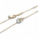 PANDORA Collar en Plata de Ley y con un Recubrimiento en Oro 364825C01
