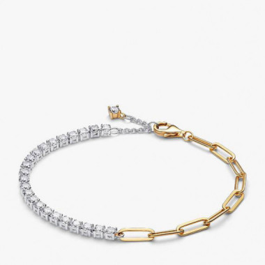 PANDORA Pulsera Tenis y Eslabones 564821C01