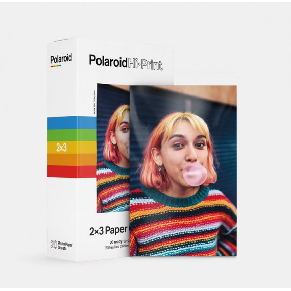Cartucho Papel POLAROID Hi Print 2X3 20 Unidades