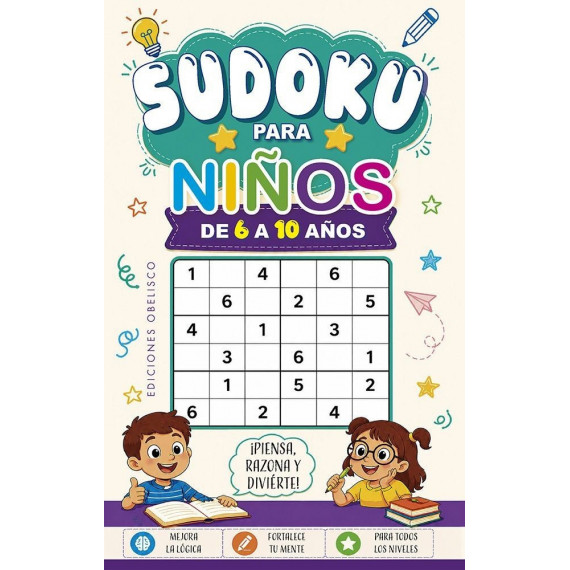 SUDOKU PARA NIÑOS DE 6 A 10 AÑOS