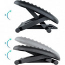 Reposapiés Ergonómico TOOQ Confort Negro TQFR0603-B