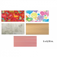 Papel de Regalo Surtido 0,7 x 5 metros 6575