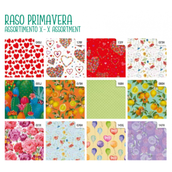 Rollo de Papel de Regalo Tejido Raso Primavera 2 x 0,7 m R33J1GEX