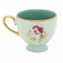 Taza te y Platillo Ariel Princesas DISNEY