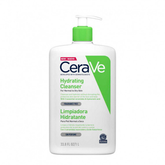 CeraVe Gel Limpiador Espumoso, 1000ml