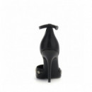 Guess Zapato de tacón negro FLPNAA LEA08-BLACK