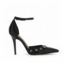 Guess Zapato de tacón negro FLPNAA LEA08-BLACK