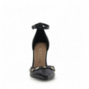 Guess Zapato de tacón negro FLPNAA LEA08-BLACK