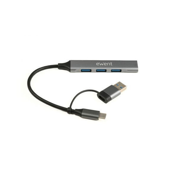 Hub EWENT Usb-c + Adaptador Usb-a