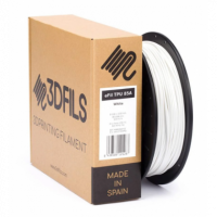 Filamento 3D Tpu 85A 3DFILS Blanco Efil 1.75MM 250 Gr