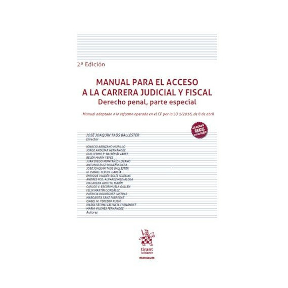 MANUAL PARA ACCESO A CARRERA JUDICIAL Y FISCAL DERECHO 2ªED