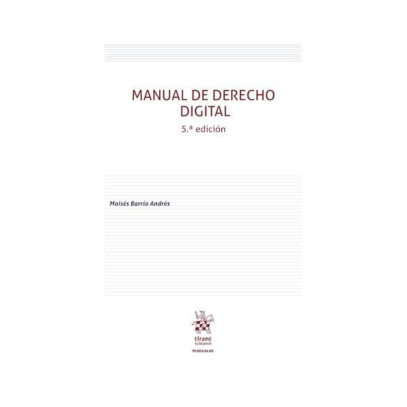 MANUAL DE DERECHO DIGITAL 5º EDICION