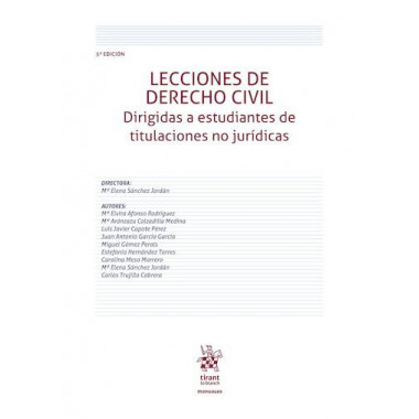 LECCIONES DERECHO CIVIL DIRIGIDAS A ESTUDIANTES TITUL 5&ordf; ED