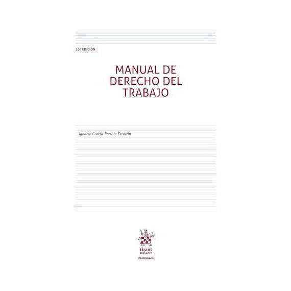 MANUAL DE DERECHO DEL TRABAJO 2026