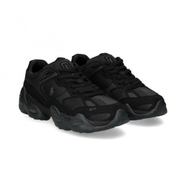 DEPORTIVO GOMA TEXTIL NEGRO