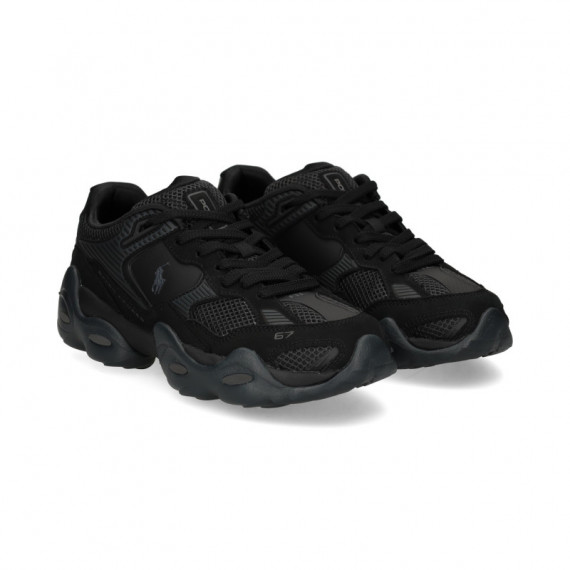 DEPORTIVO GOMA TEXTIL NEGRO
