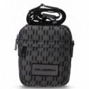 KARL LAGERFELD - K/monogram Ripstop Crossbody - 996 - A1M30412/996