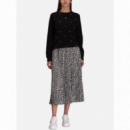 KARL LAGERFELD - commercial pleated skirt - 1QZ - A1W12026/1QZ
