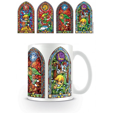 Taza Legend Of Zelda con Vidrieras  PYRAMID
