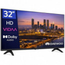 Televisor DAEWOO 32" Led HD USB Smart TV  Wifi BLUETOOTH Hotel