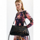 Bolso de Hombro Troquelado Mediano de Desigual