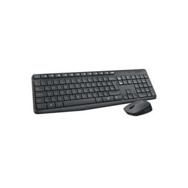 LOGITECH Teclado + Raton Inalambrico MK235 Usb Negro