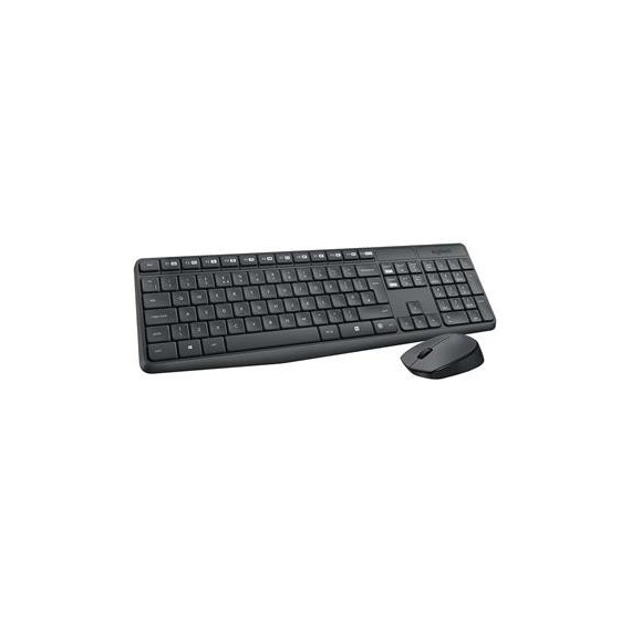 LOGITECH Teclado + Raton Inalambrico MK235 Usb Negro