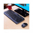 LOGITECH Teclado + Raton Inalambrico Combo MK330 Usb Negro